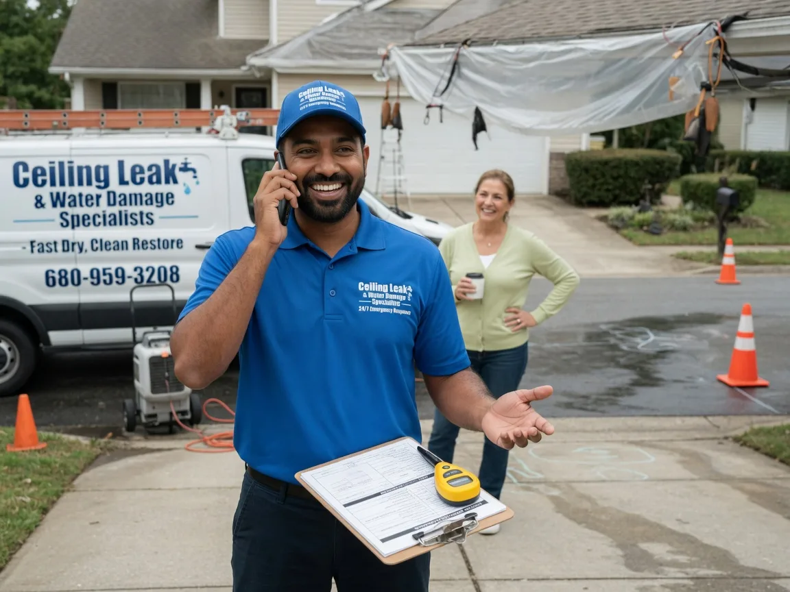 Ceiling Leak Cleanup Stonewall, MS FAQs
